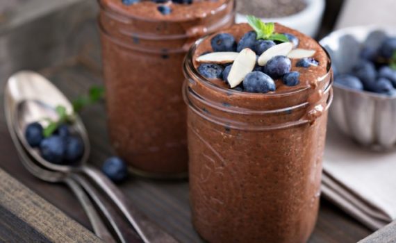 Summer Blueberry Chocolate Smoothie