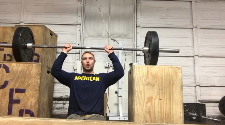 Nick Horowski Strongman 110 Dynamic Effort Upper Body