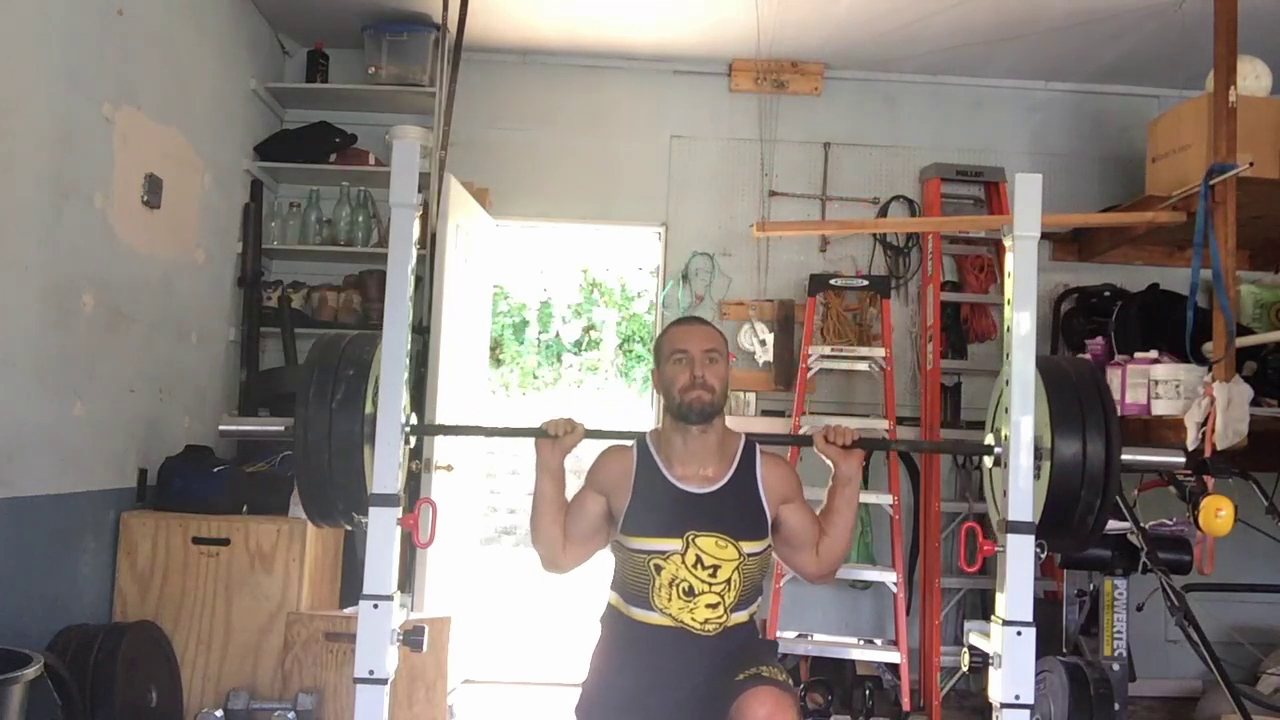 Nick Horowski Strongman 151 Squat Training