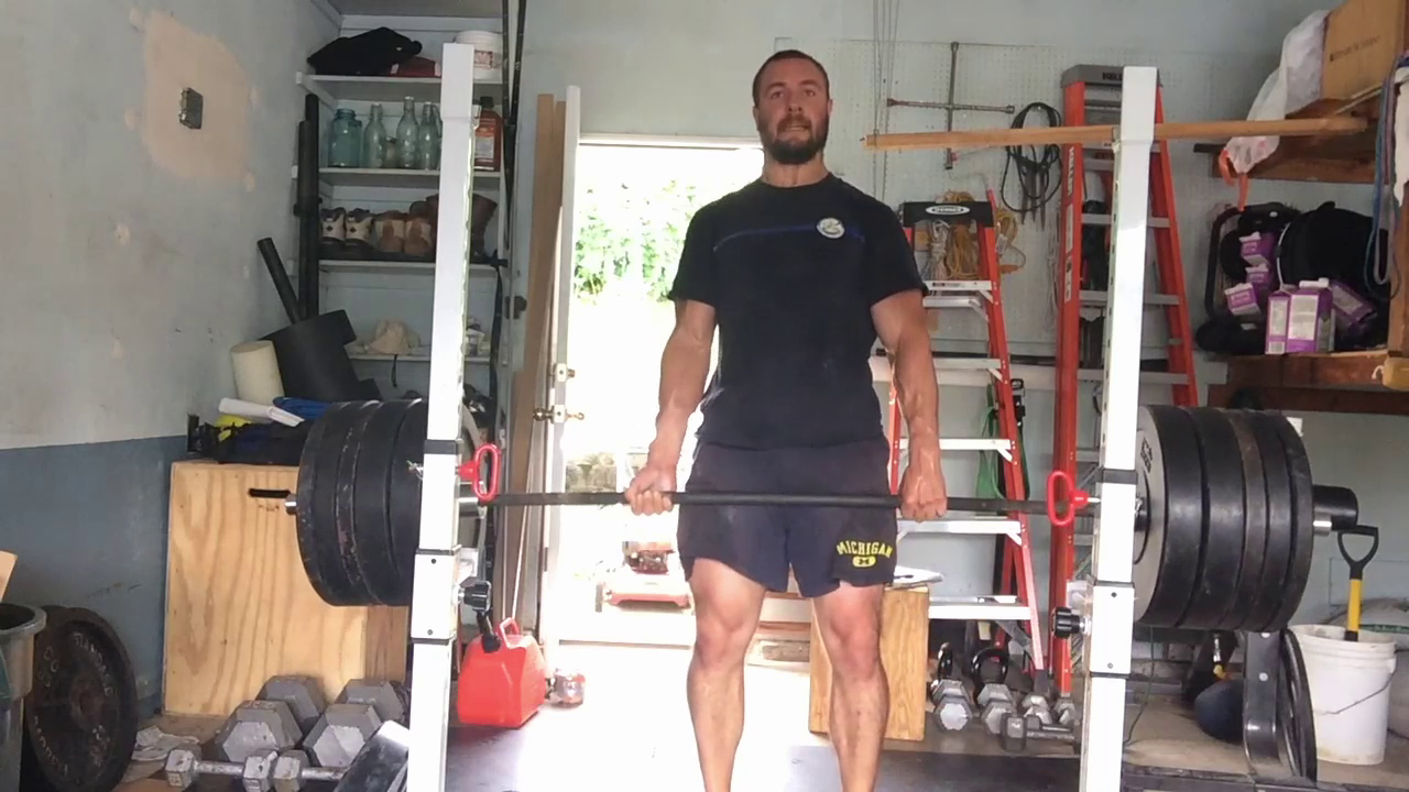 Nick Horowski Strongman 160 Deadlift Training